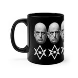 Aleister Crowley Thelema black coffee mug 11oz