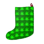 Cannabis Print Holiday Stockings