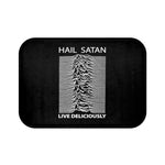 Hail Satan Live Deliciously - Bath Mat