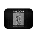 Hail Satan Live Deliciously - Bath Mat