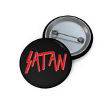 Satan Logo Pin Buttons