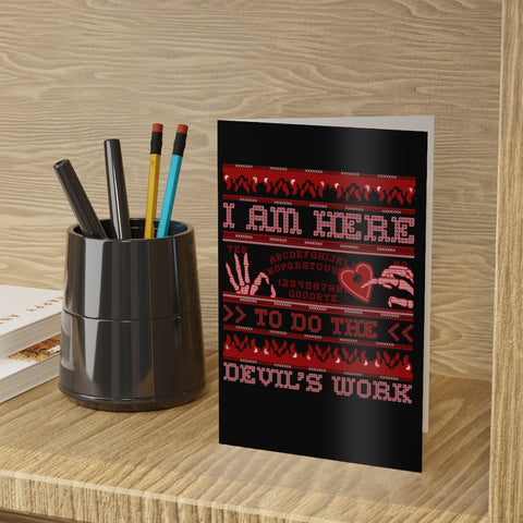 Devil's Work Holiday- Greeting Cards (1 or 10-pcs)