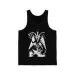 Baphomet Negative Jersey Tank - lefthandcraft