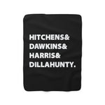 Atheist Big 4 - Sherpa Fleece Blanket