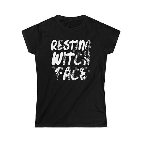 Resting Witch Face Women's Softstyle Tee
