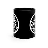 Necronomicon Sigil of the Gateway black coffee mug 11oz