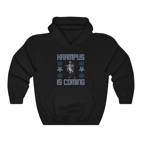 Krampus Is Coming Ugly Christmas Sweater - Pullover Hoodie