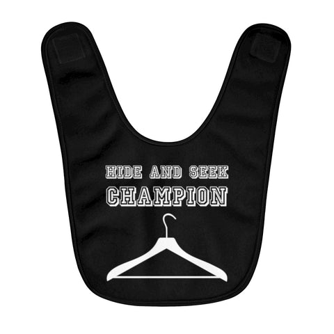 Hide And Seek Champion Fleece Baby Bib