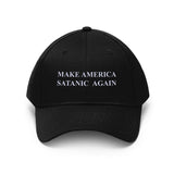 Make America Satanic Again - Embroidered Unisex Twill Hat