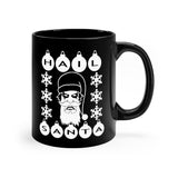 Hail Santa Black Christmas Coffee mug 11oz