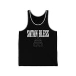 Satan Bless Jersey Tank - lefthandcraft