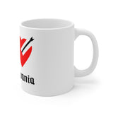 I Love Transylvania White Ceramic Mug - lefthandcraft