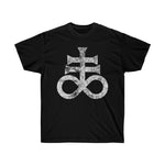 Leviathan Cross Grunge - Satanic Ultra Cotton Tee