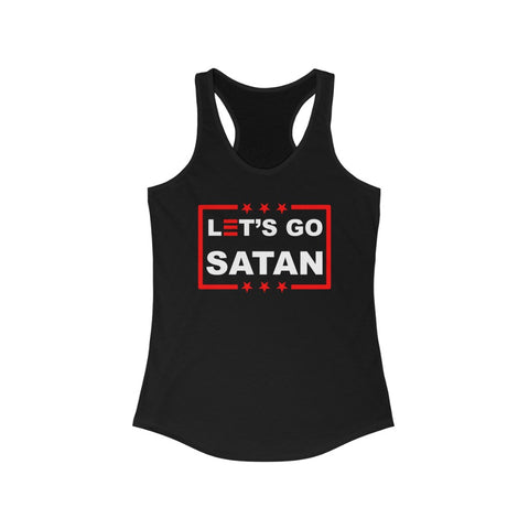 Let's Go Satan - Women's Racerback Tank