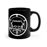 Sigil of Belial black coffee mug 11oz