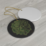 Green Man Ceramic Ornaments