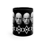 Aleister Crowley Thelema black coffee mug 11oz