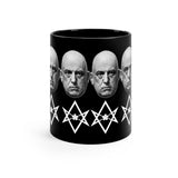 Aleister Crowley Thelema black coffee mug 11oz