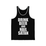 Drink Beer and Hail Satan Jersey Tank - lefthandcraft