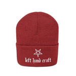 Left Hand Craft Pentagram Knit Beanie