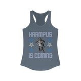 Krampus Is Coming Women's Ideal Racerback Tank